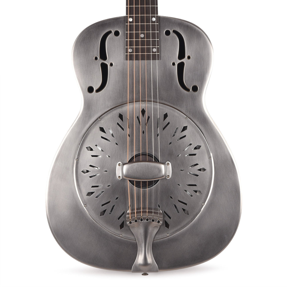 National RAW Single Cone Steel 14-Fret - View 2 | MusicMarket