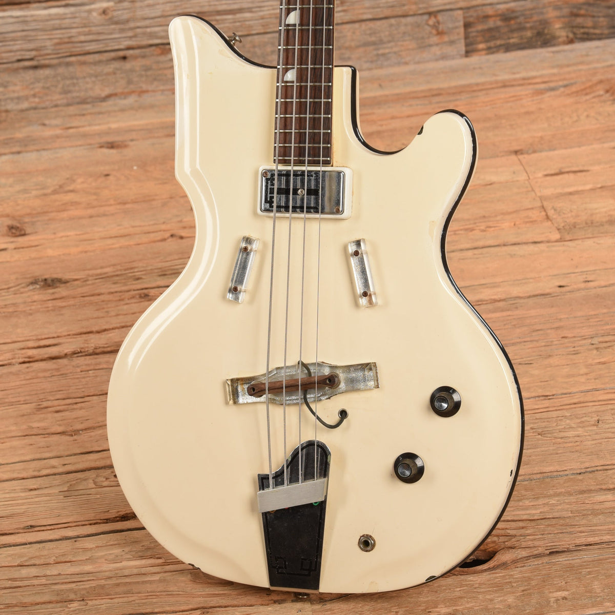 National Res-o-glass Val-Pro 85 Bass White 1960s - View 2 | MusicMarket