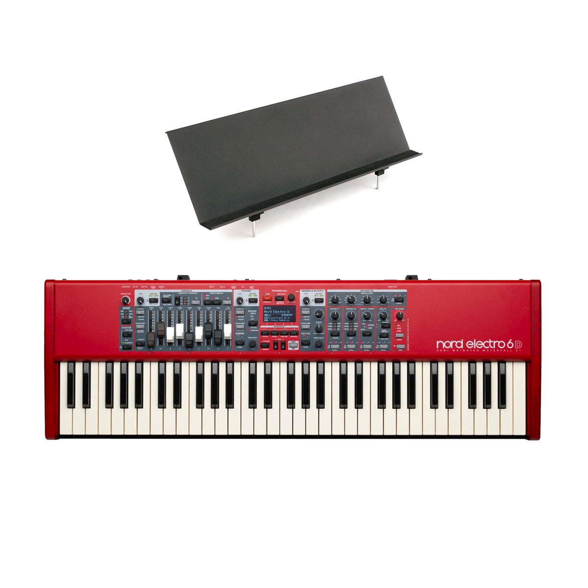 Nord Electro 6D 61-Key Semi-Weighted Keyboard and Music Stand Bundle - MusicMarket