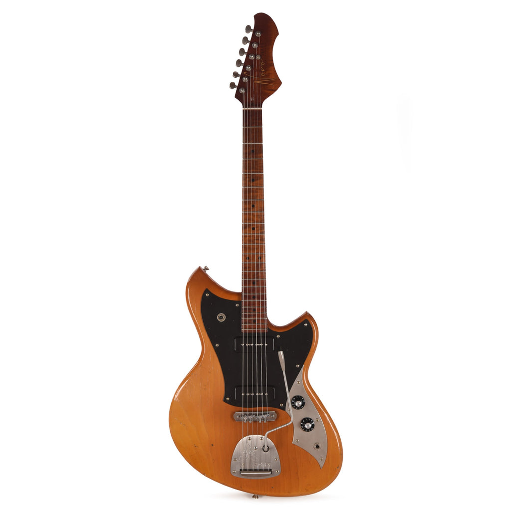 Novo Custom Serus J Light Distress Nicotine Blonde w/Fralin P90 Pickups - View 4 | MusicMarket