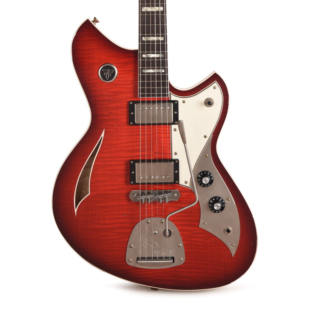 Novo Dealer Limited Miris JHH Harmony Burst Light Distress w/Lollar Low-Wind Imperials - View 2 | MusicMarket