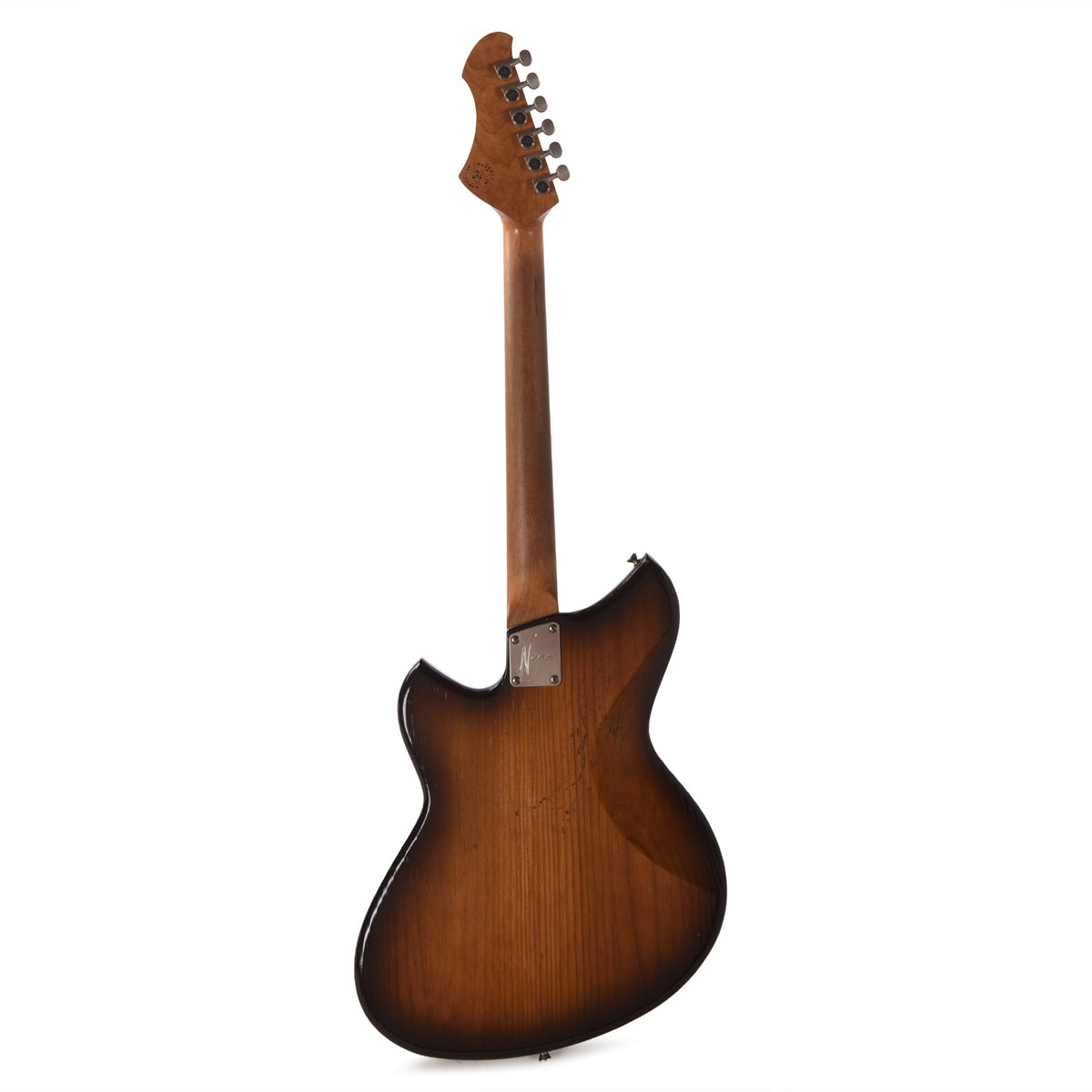 Novo Serus J Amber Burst Light Distress w/ Fralin P-90 Pickups - View 5 | MusicMarket