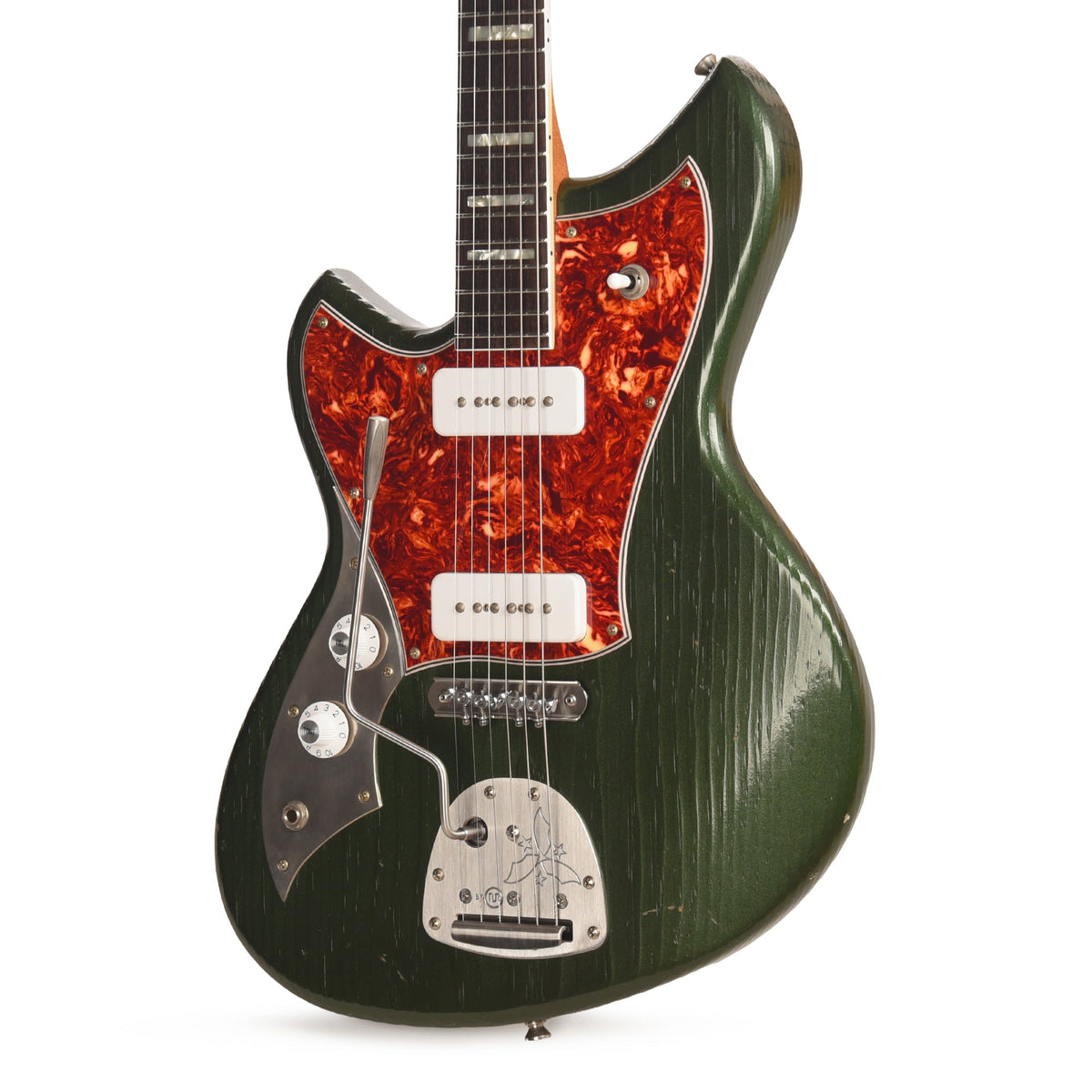 Novo Serus J Cadillac Green Light Distress w/ Fralin P-90 Pickups Left-Handed - MusicMarket