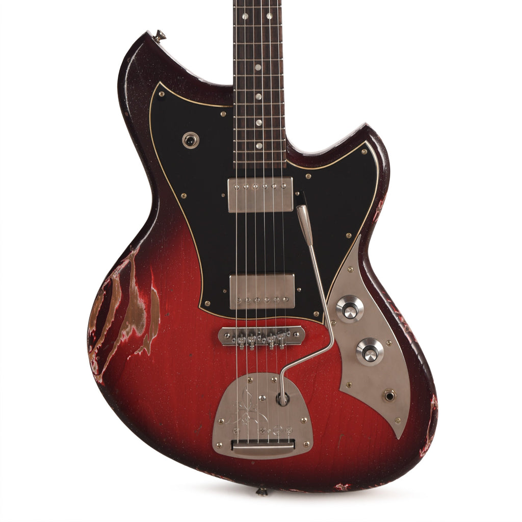 Novo Serus J HH Silvertone Burst Medium Distress w/ Fralin Modern PAF Pickups - View 2 | MusicMarket