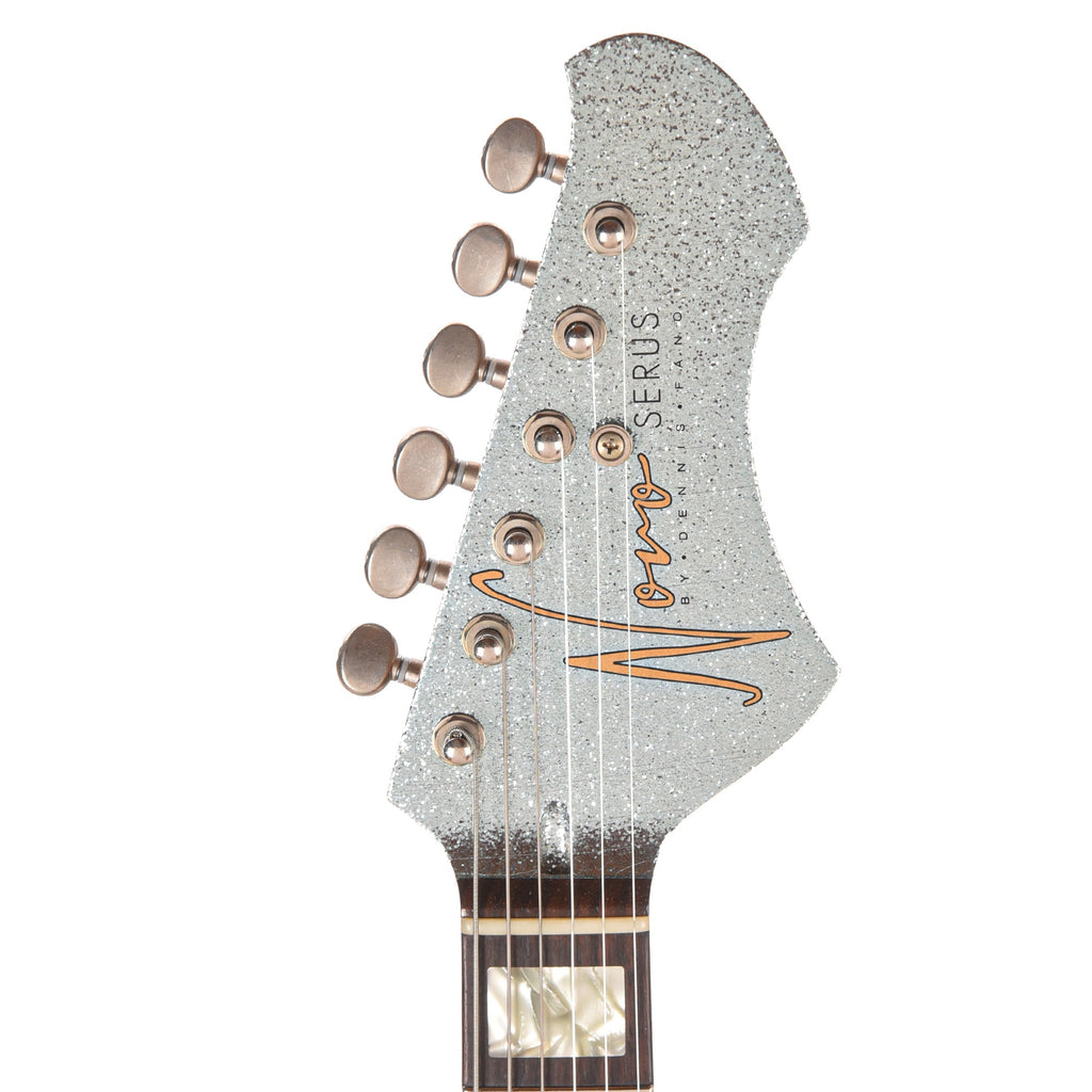Novo Serus J Ice Blue Metallic Sparkle Extra Light Distress w/ Fralin P-90 Pickups - View 6 | MusicMarket