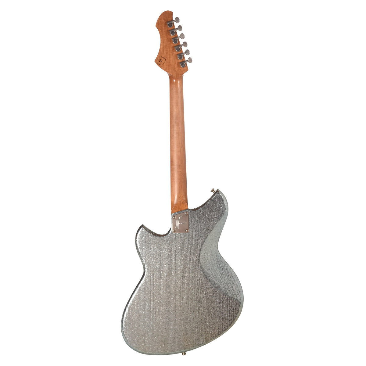 Novo Serus J Ice Blue Metallic Sparkle Extra Light Distress w/ Fralin P-90 Pickups - View 5 | MusicMarket