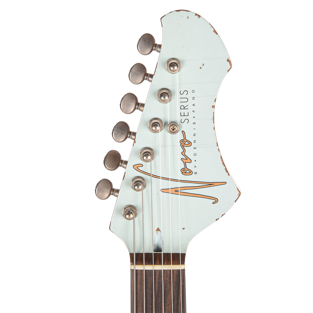 Novo Serus J Sonic Blue Medium Distress w/ Lollar 50's Wind P-90 Pickups - View 6 | MusicMarket