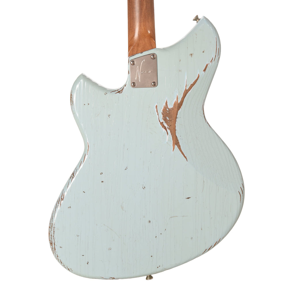Novo Serus J Sonic Blue Medium Distress w/ Lollar 50's Wind P-90 Pickups - View 3 | MusicMarket