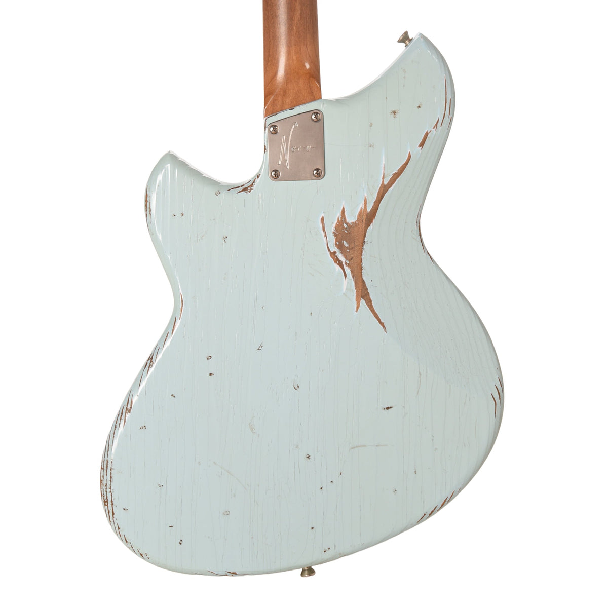 Novo Serus J Sonic Blue Medium Distress w/ Lollar 50's Wind P-90 Pickups - View 3 | MusicMarket