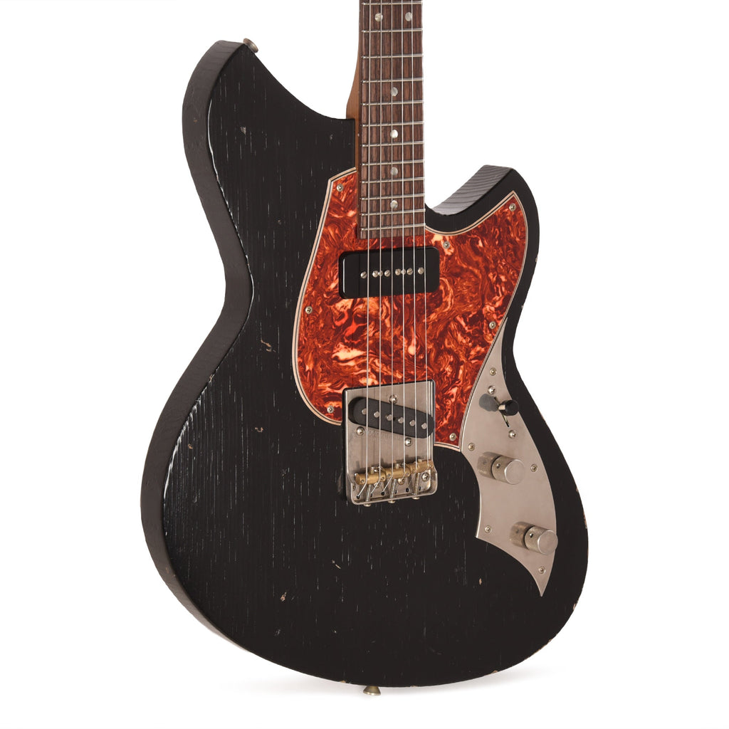 Novo Serus T Nucleus Bull Black Light Distress w/ Fralin High Output Tele & Fralin P-45 Pickups - MusicMarket