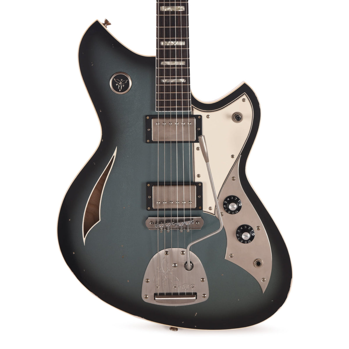 Novo Dealer Limited Miris JHH Pelham Burst Light Distress w/Lollar Low-Wind Imperials - View 2 | MusicMarket