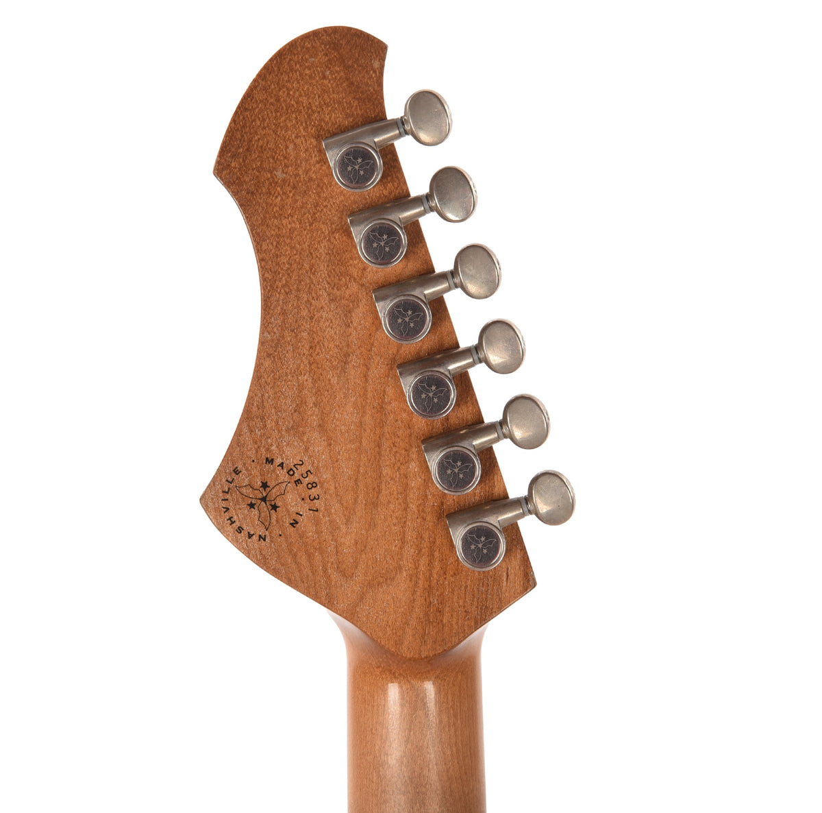 Novo Miris J Candy Apple Orange Light Distress w/Fralin P90s - View 7 | MusicMarket