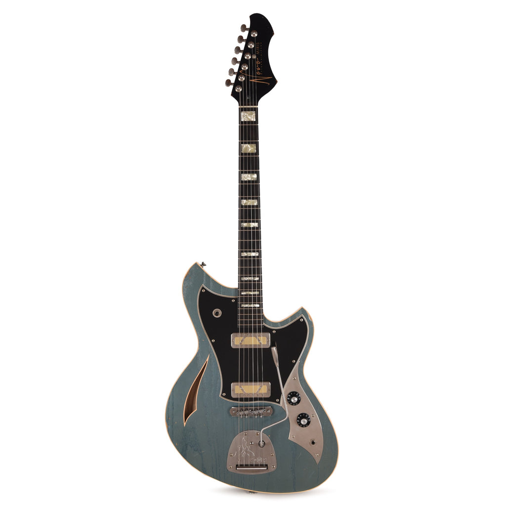 Novo Miris J Custom Aged Pelham Blue Light Distress w/Lollar Gold Foils - View 4 | MusicMarket