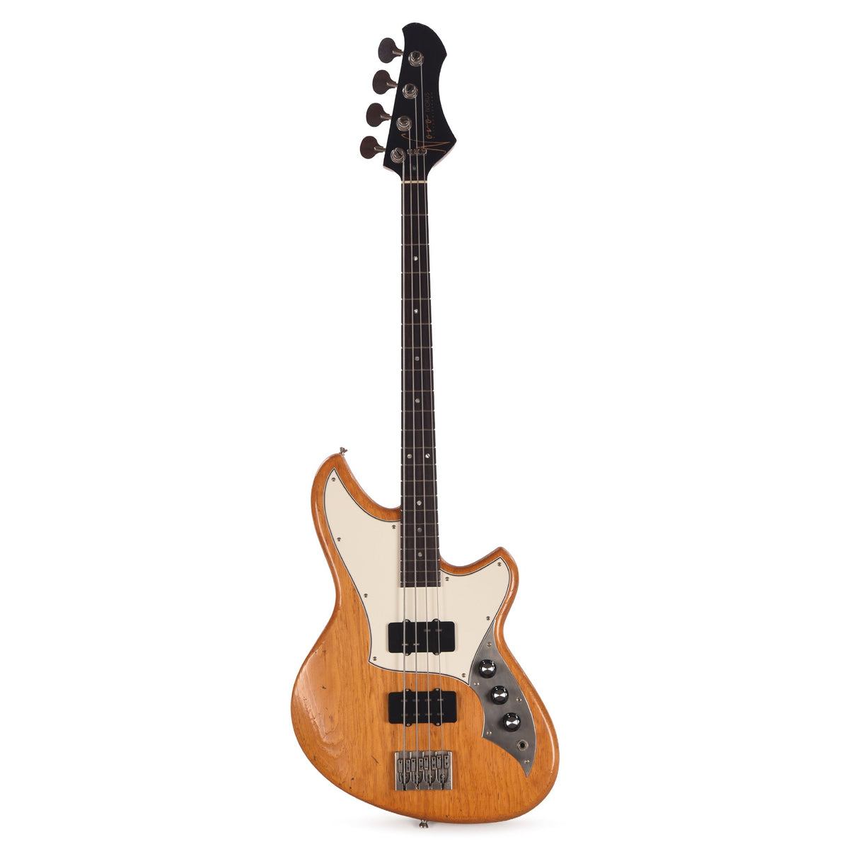 Novo Custom Ivorus Bass Amber Light Distress Amber w/Lollar Jazzmaster Bass - View 4 | MusicMarket