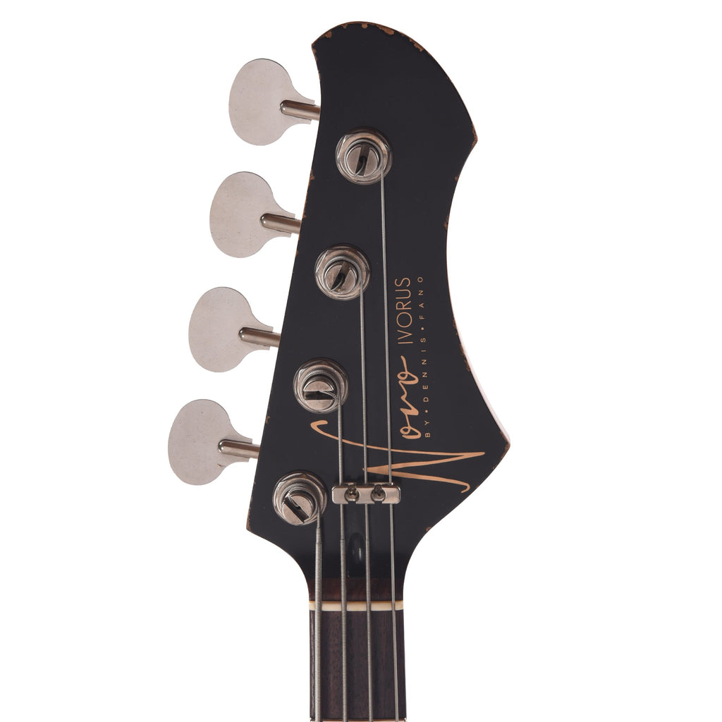 Novo Custom Ivorus Bass Amber Light Distress Amber w/Lollar Jazzmaster Bass - View 6 | MusicMarket