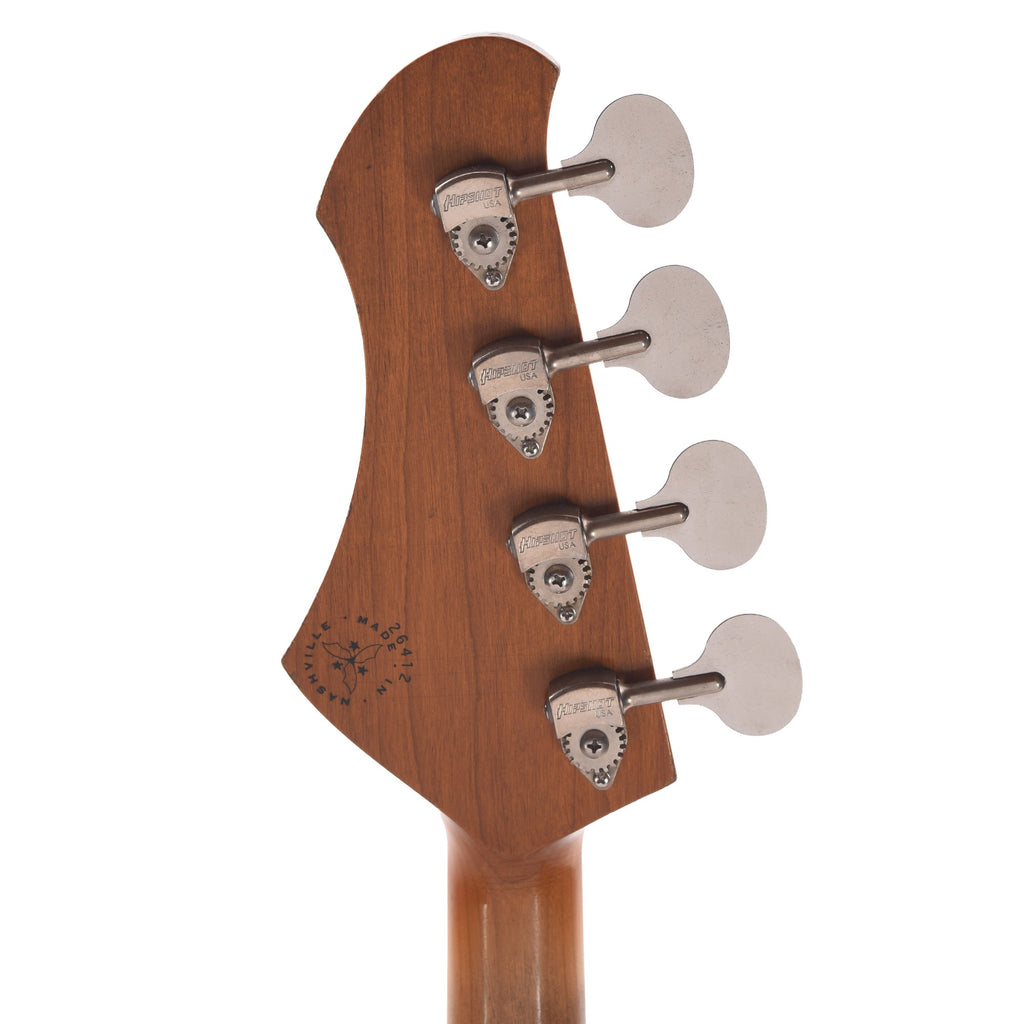 Novo Custom Ivorus Bass Amber Light Distress Amber w/Lollar Jazzmaster Bass - View 7 | MusicMarket
