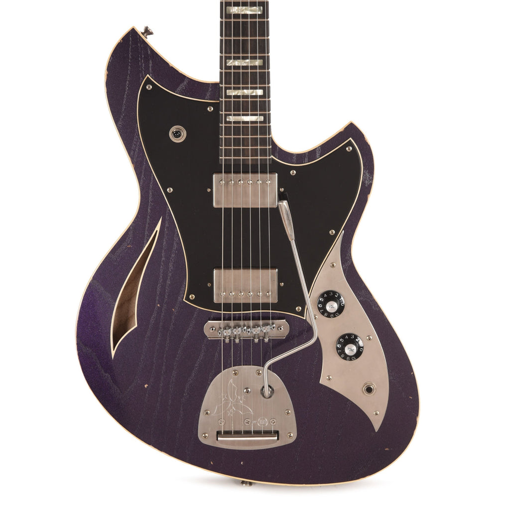 Novo Custom Miris J Purple Stranger Light Distress w/Fralin Pure PAFs - View 2 | MusicMarket