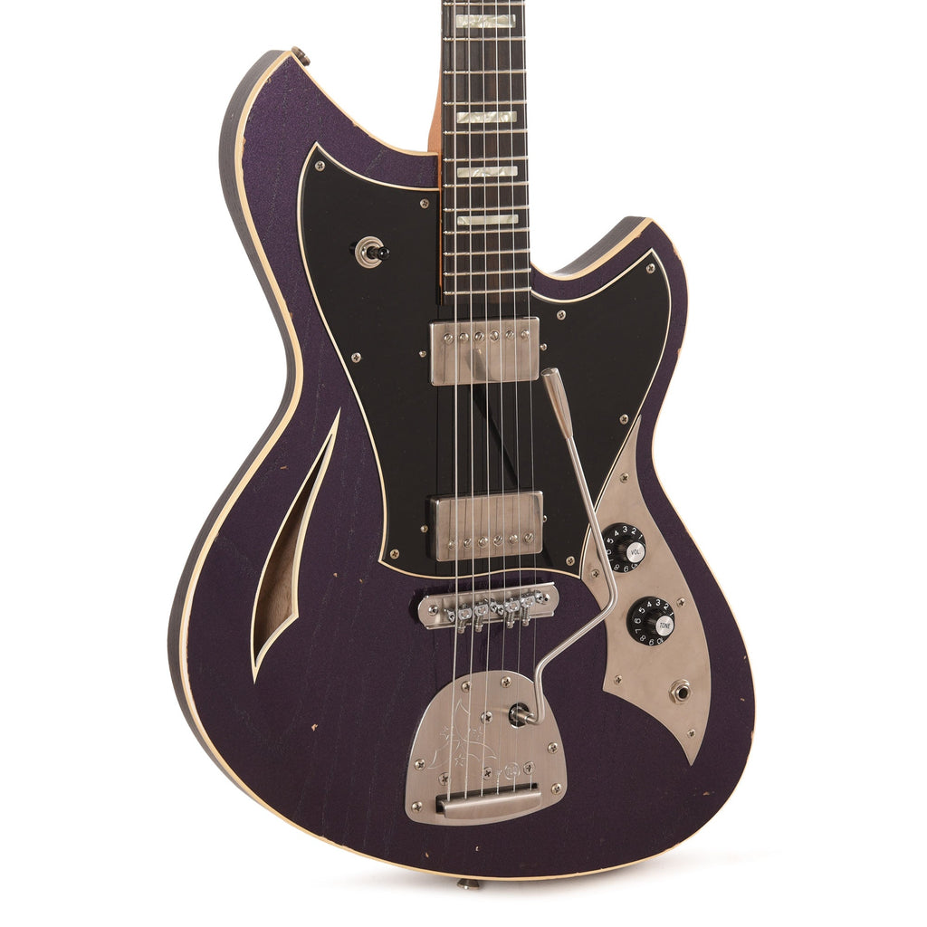 Novo Custom Miris J Purple Stranger Light Distress w/Fralin Pure PAFs - MusicMarket