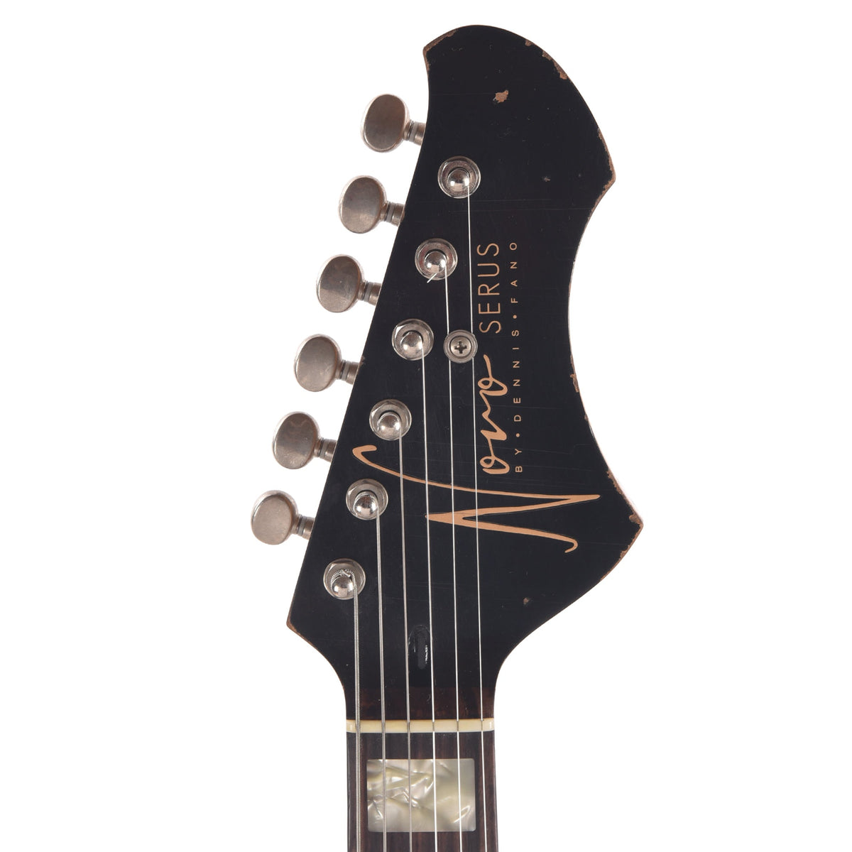 Novo Custom Serus J Medium Distress Pelham Burst w/Fralin P90 Pickups - View 6 | MusicMarket