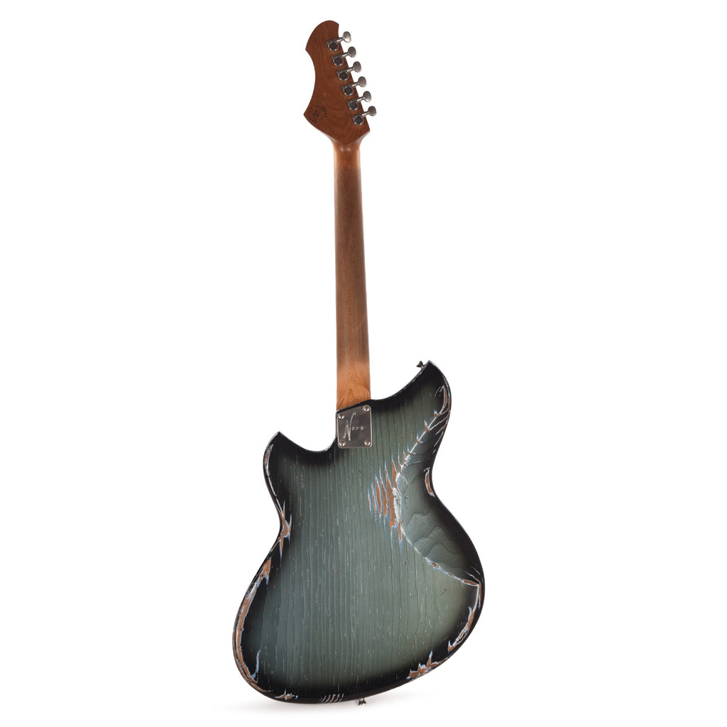 Novo Custom Serus J Medium Distress Pelham Burst w/Fralin P90 Pickups - View 5 | MusicMarket