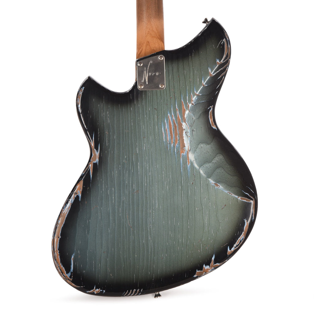 Novo Custom Serus J Medium Distress Pelham Burst w/Fralin P90 Pickups - View 3 | MusicMarket