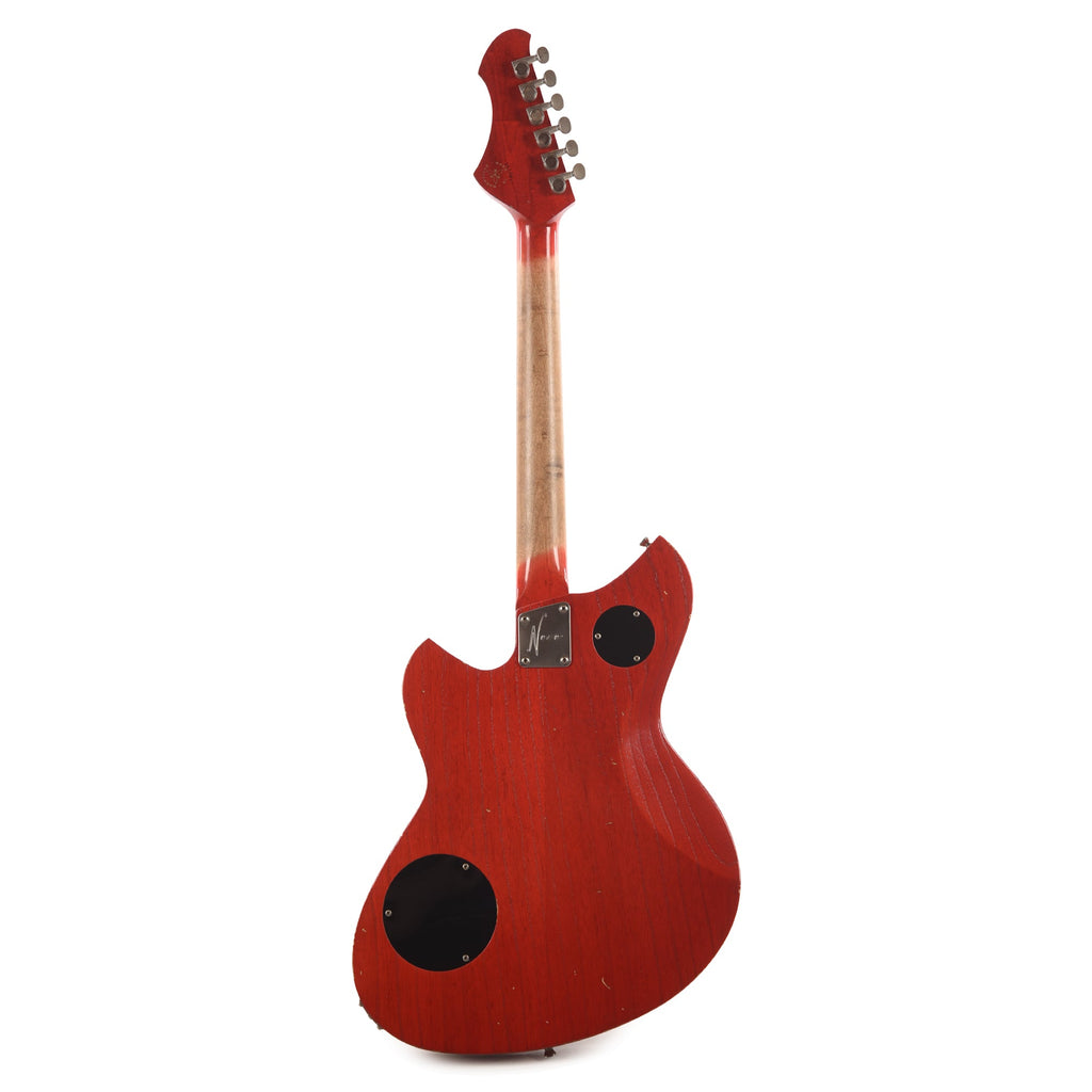 Novo Dealer Limited Chambered Serus P2 Faded Tea Burst w/Faded Cherry Back Light Distress - View 5 | MusicMarket