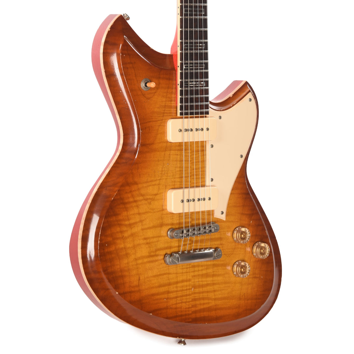 Novo Dealer Limited Chambered Serus P2 Faded Tea Burst w/Faded Cherry Back Light Distress - MusicMarket