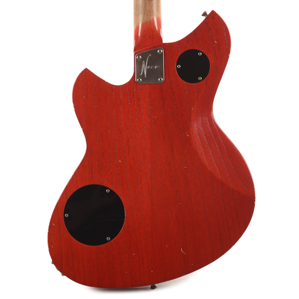 Novo Dealer Limited Chambered Serus P2 Faded Tea Burst w/Faded Cherry Back Light Distress - View 3 | MusicMarket