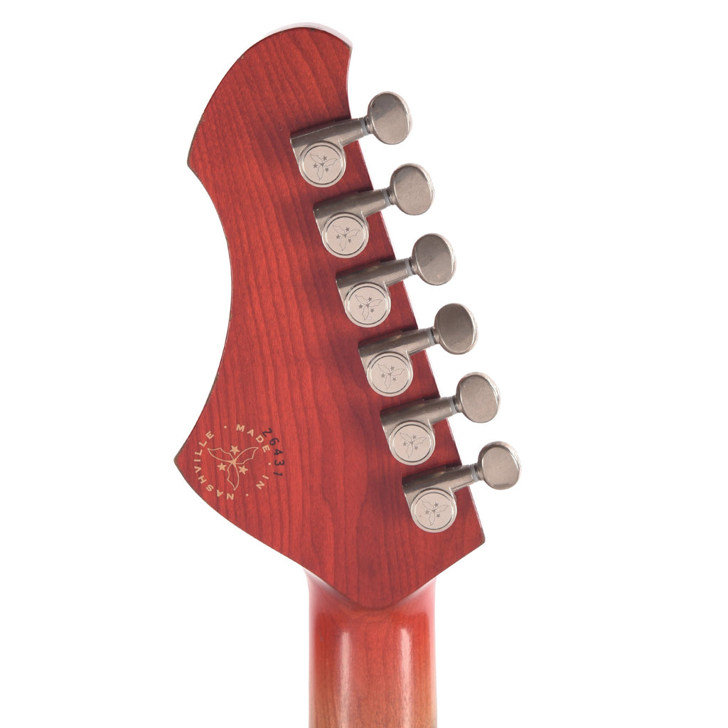 Novo Dealer Limited Serus Chambered H2 Faded Tea Burst Light Distress w/Lollar Low-Wind Imperials - View 7 | MusicMarket
