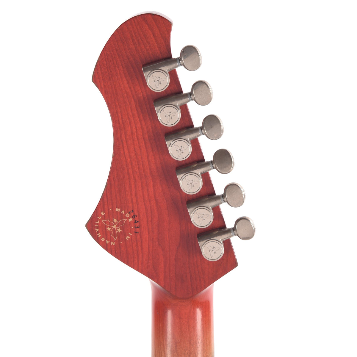 Novo Dealer Limited Serus Chambered H2 Faded Tea Burst Light Distress w/Lollar Low-Wind Imperials - View 7 | MusicMarket