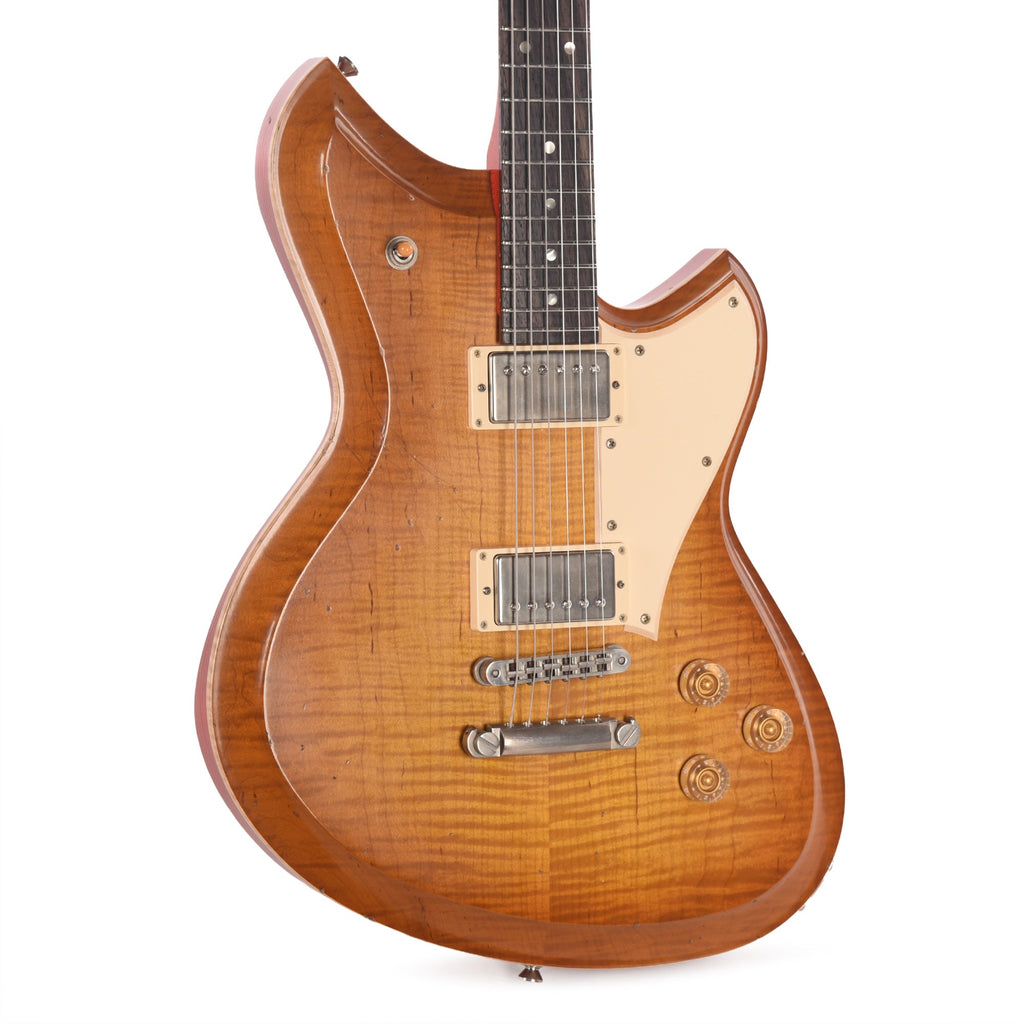 Novo Dealer Limited Serus Chambered H2 Faded Tea Burst Light Distress w/Lollar Low-Wind Imperials - MusicMarket