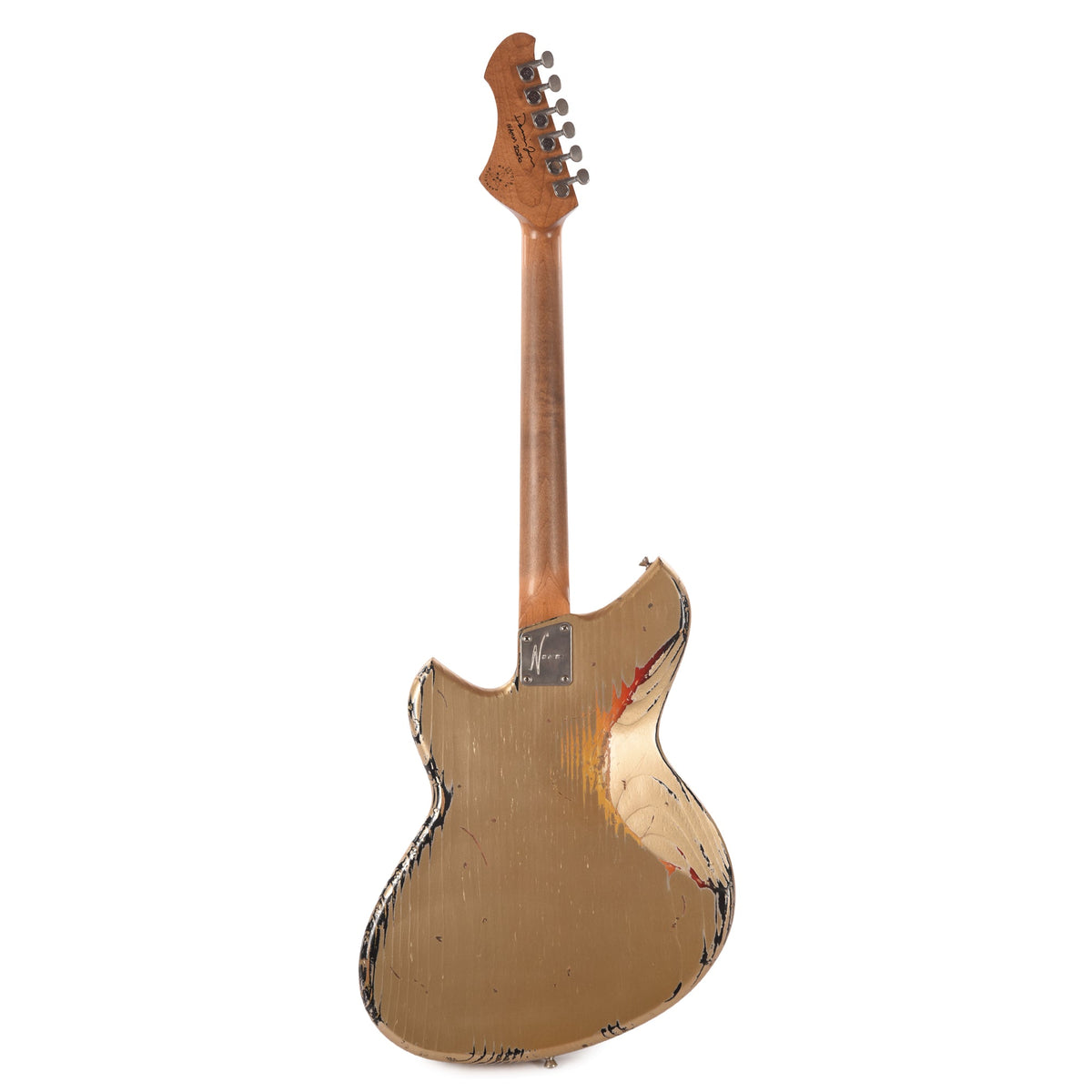 Novo Dealer Limited Serus J Shoreline Gold over '64 3-Tone Burst Medium Distress w/Fralin P-90s (Displayed at NAMM