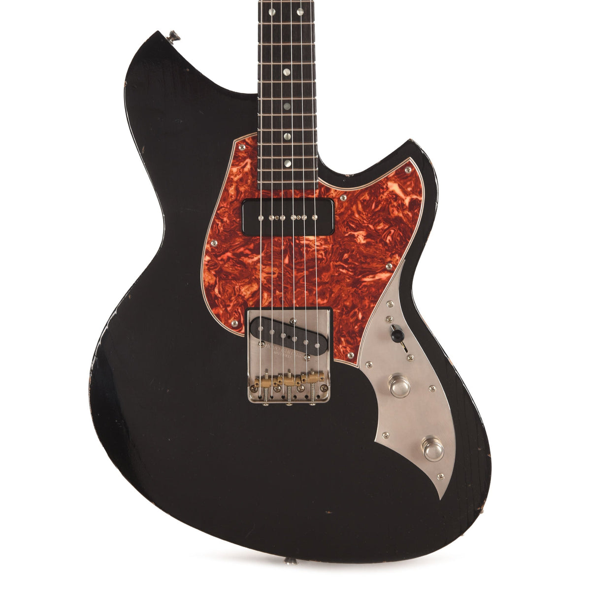 Novo Dealer Limited Serus T Bull Black Light Distress w/Fralin High Output Tele Pickups - View 2 | MusicMarket
