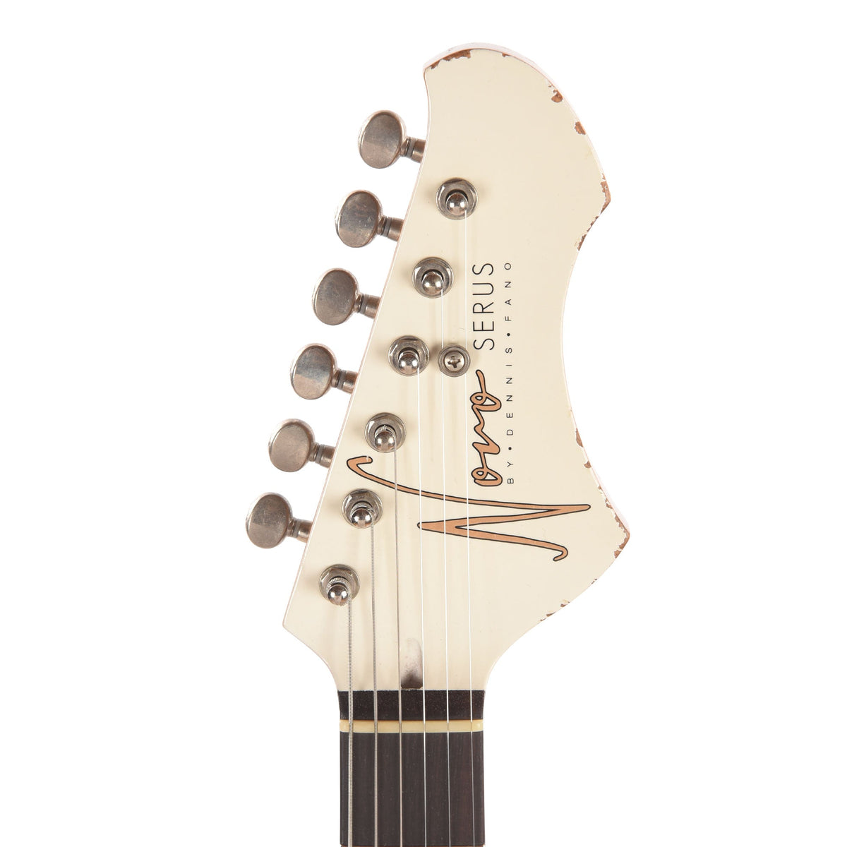 Novo Dealer Limited Serus T Olympic White Light Distress w/Fralin High Output Tele Pickups - View 6 | MusicMarket