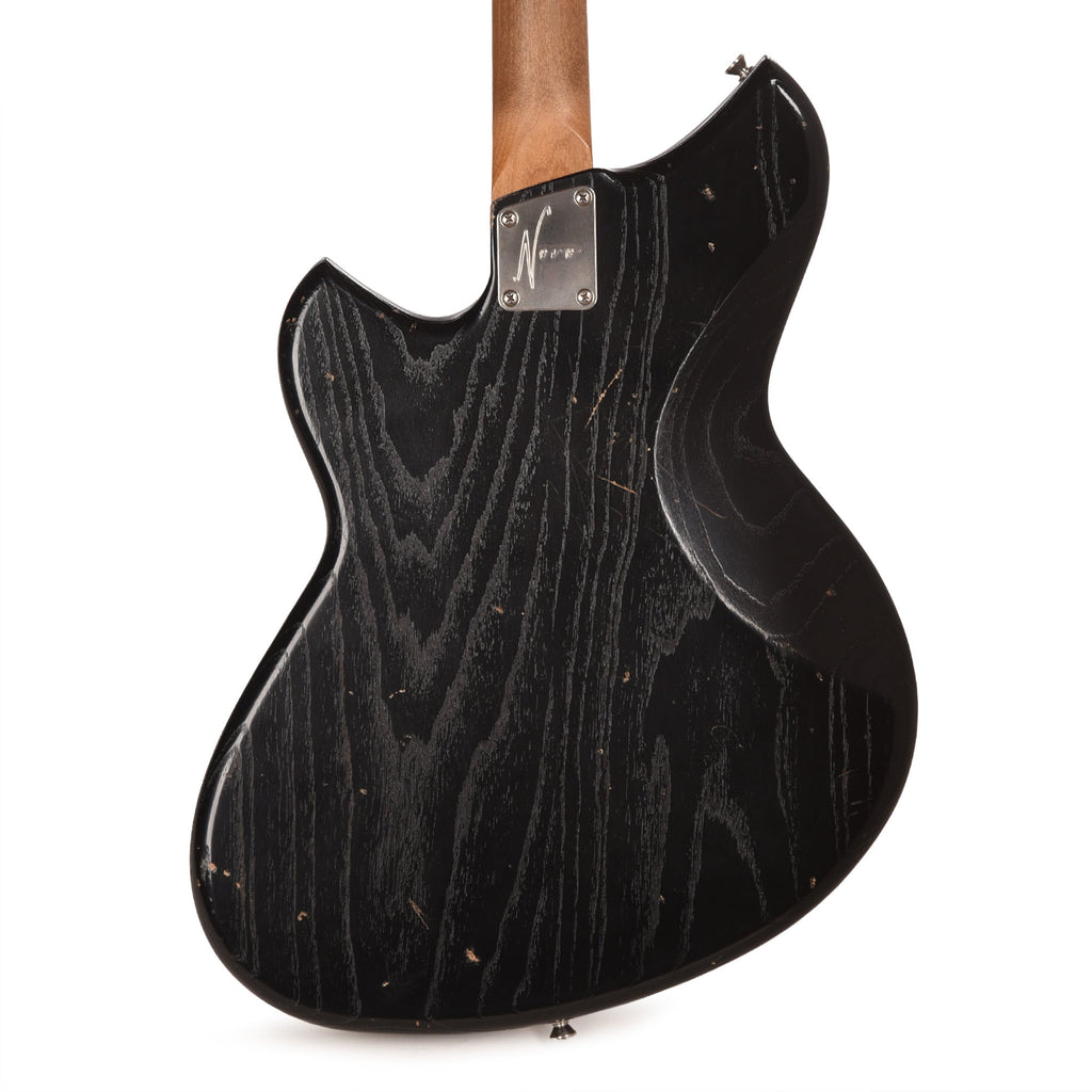 Novo Miris J Light Distress Bull Black w/Fralin P-90s - View 3 | MusicMarket