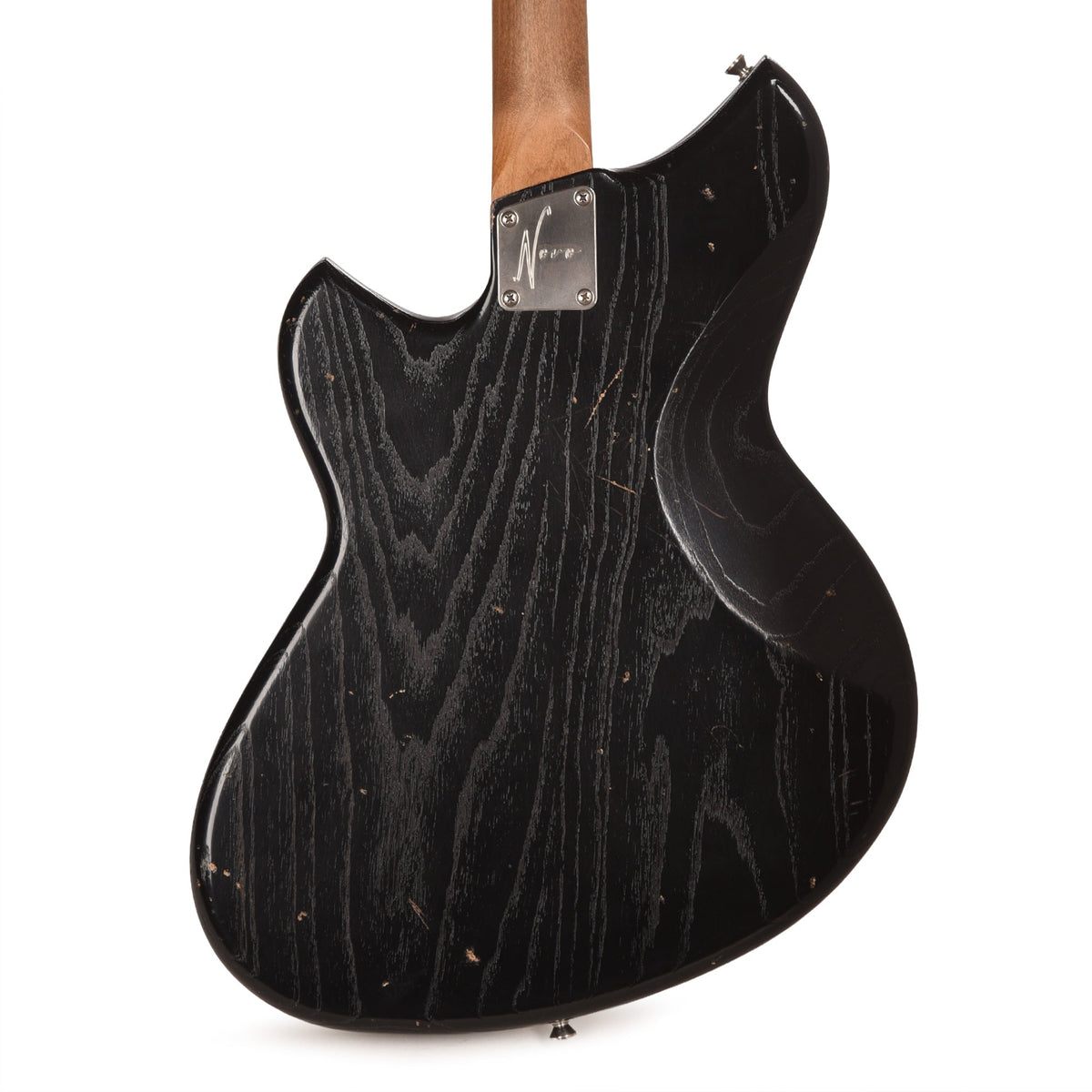 Novo Miris J Light Distress Bull Black w/Fralin P-90s - View 3 | MusicMarket
