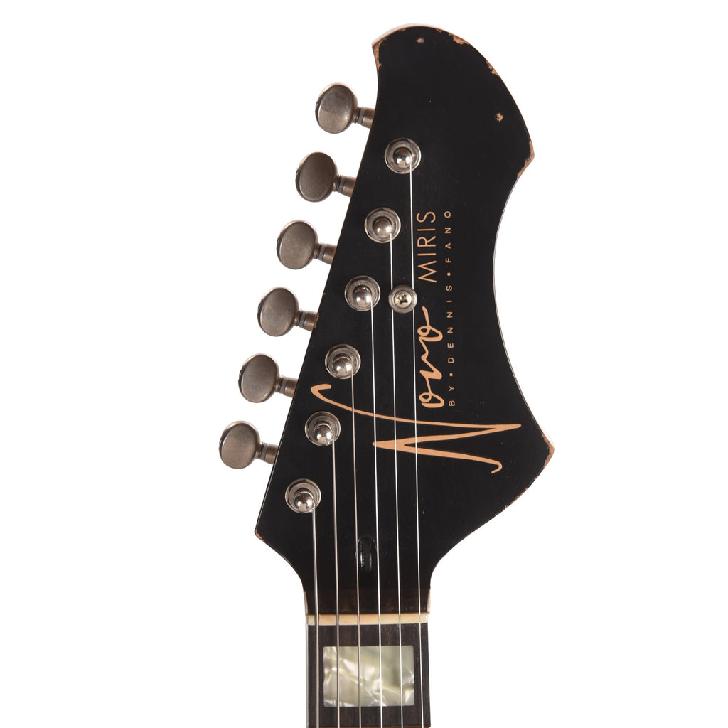 Novo Miris J Light Distress Bull Black w/Fralin P-90s - View 6 | MusicMarket