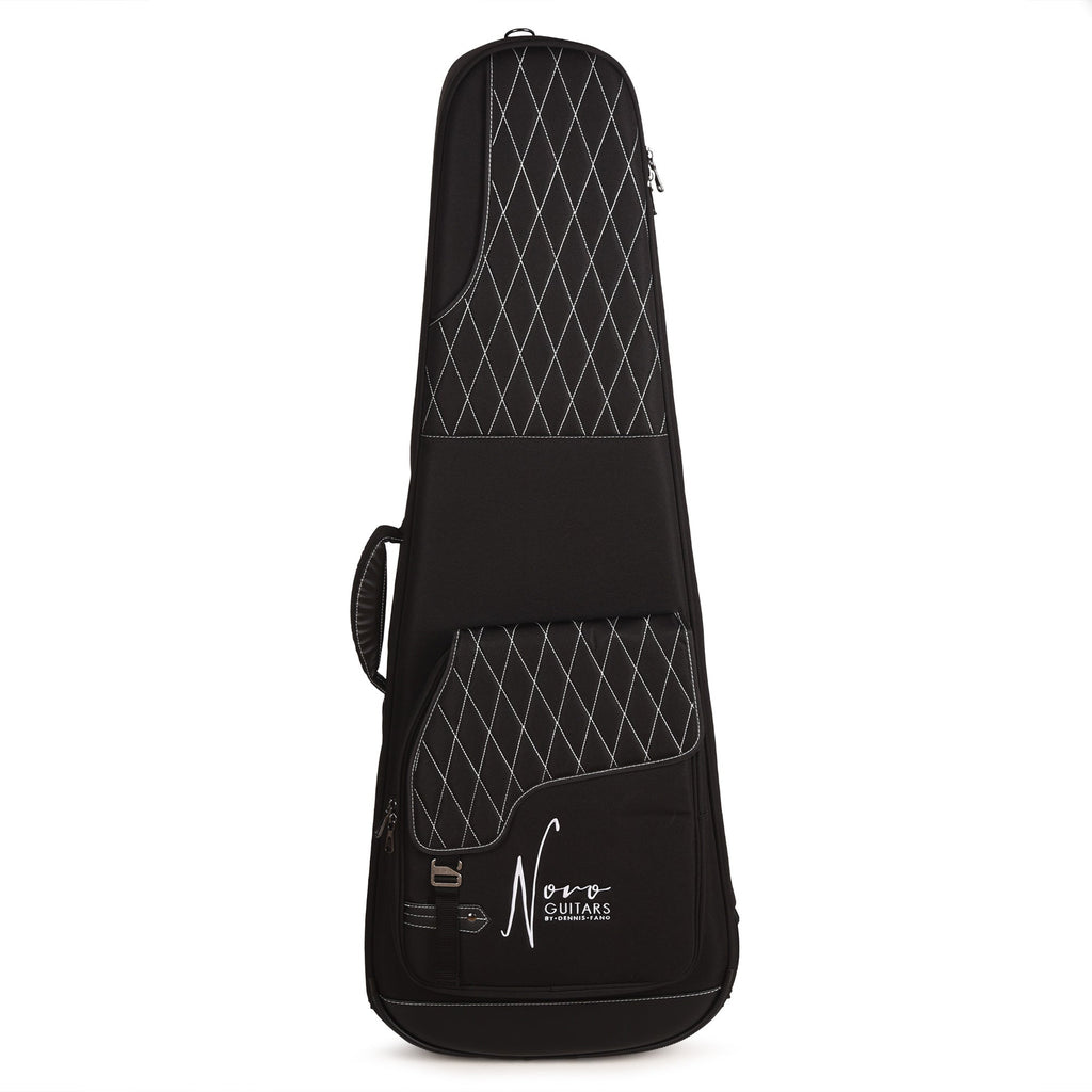 Novo Miris J Light Distress Bull Black w/Fralin P-90s - View 8 | MusicMarket
