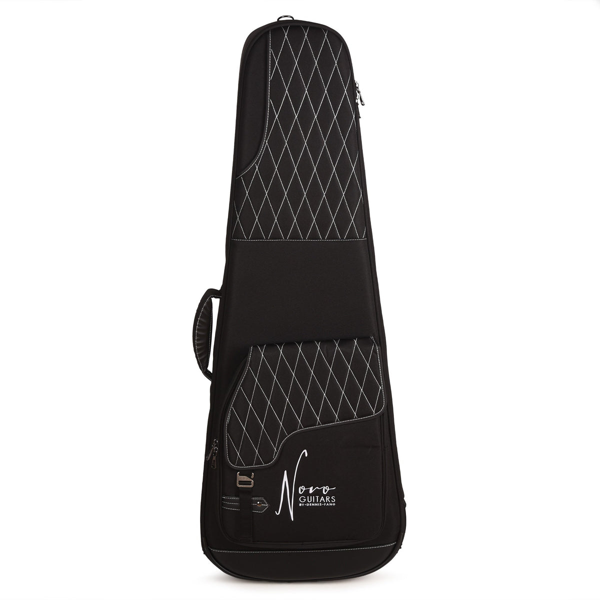 Novo Miris J Light Distress Bull Black w/Fralin P-90s - View 8 | MusicMarket
