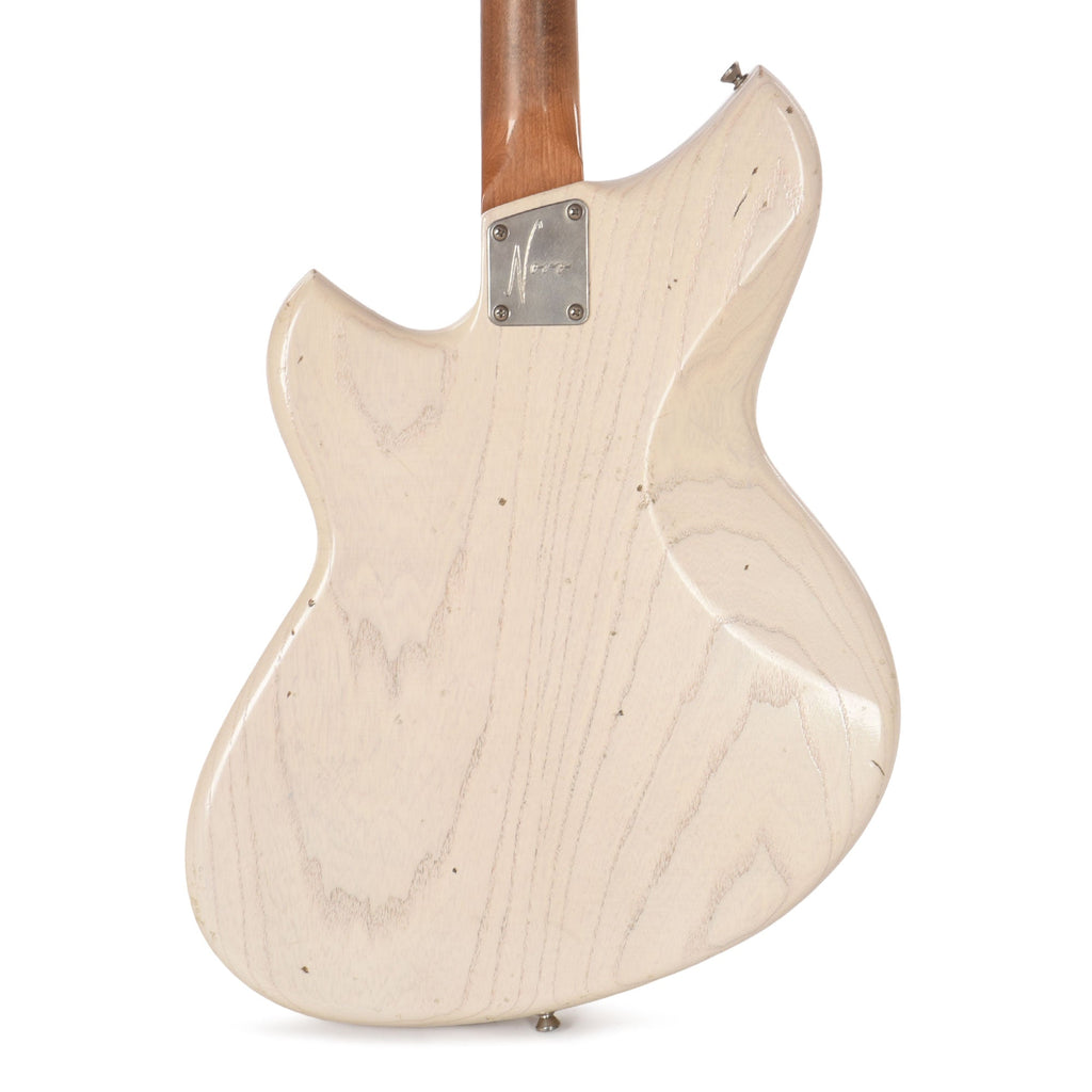 Novo Miris J Mary Kaye White Light Distress w/Fralin P-90 Pickups - View 3 | MusicMarket