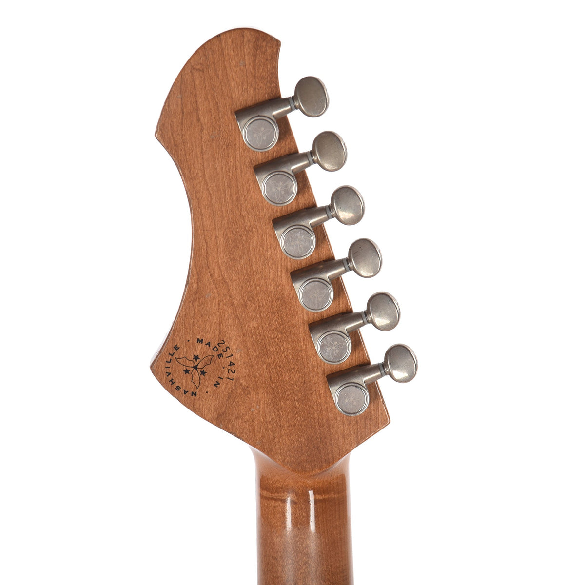 Novo Miris J Mary Kaye White Light Distress w/Fralin P-90 Pickups - View 7 | MusicMarket