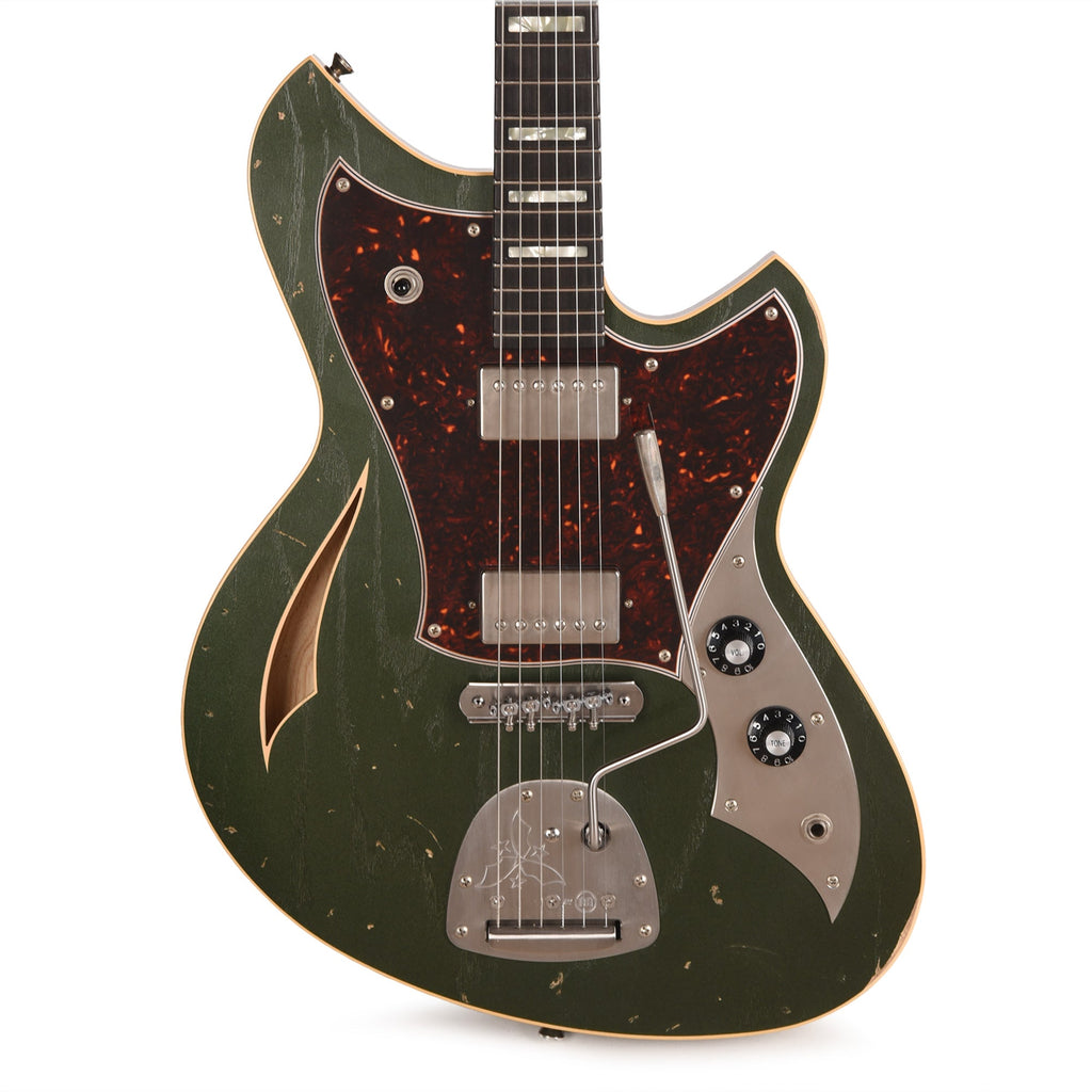 Novo Miris JHH Light Distress Cadillac Green w/Fralin Pure PAF Humbuckers - View 2 | MusicMarket