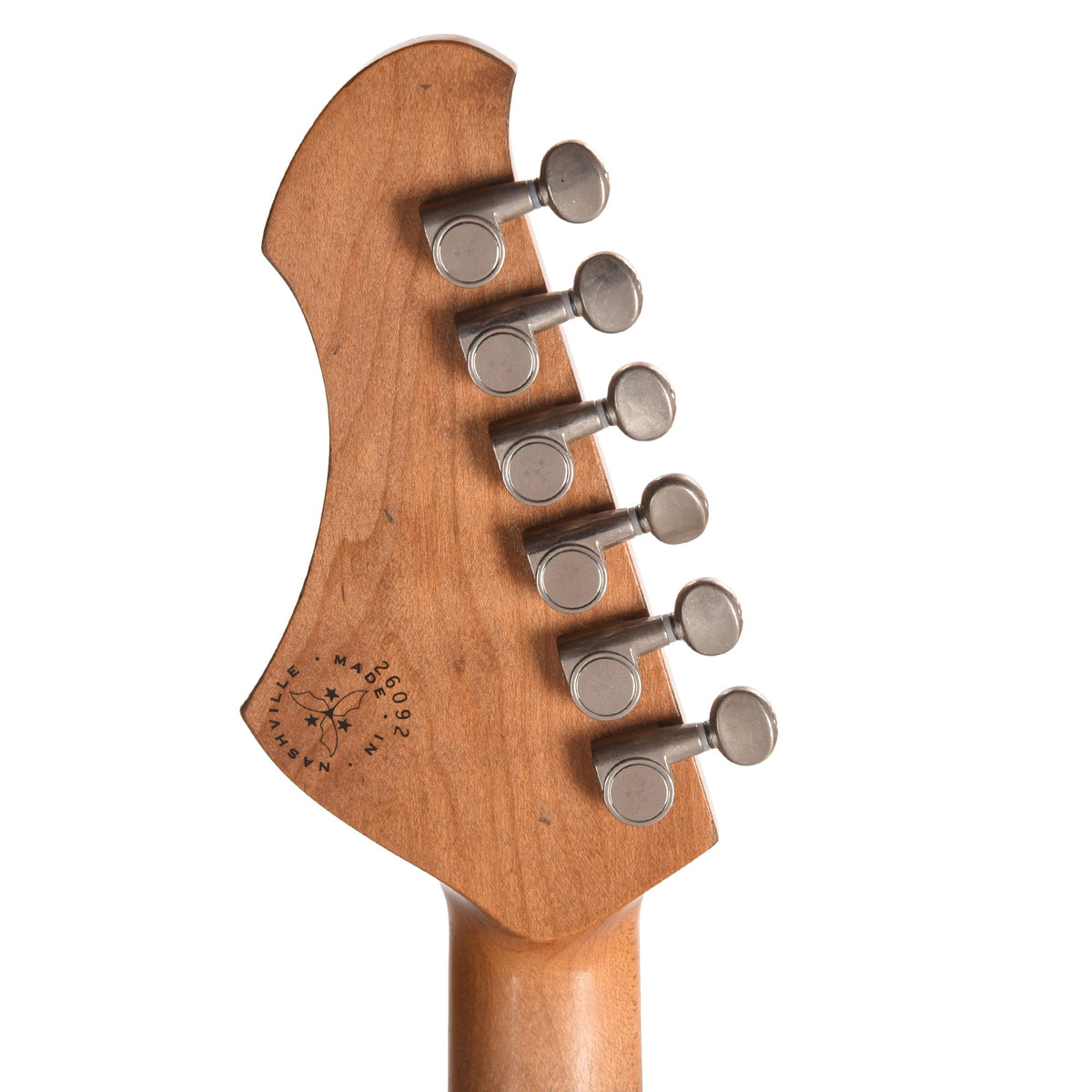 Novo Miris JHH Light Distress Cadillac Green w/Fralin Pure PAF Humbuckers - View 7 | MusicMarket