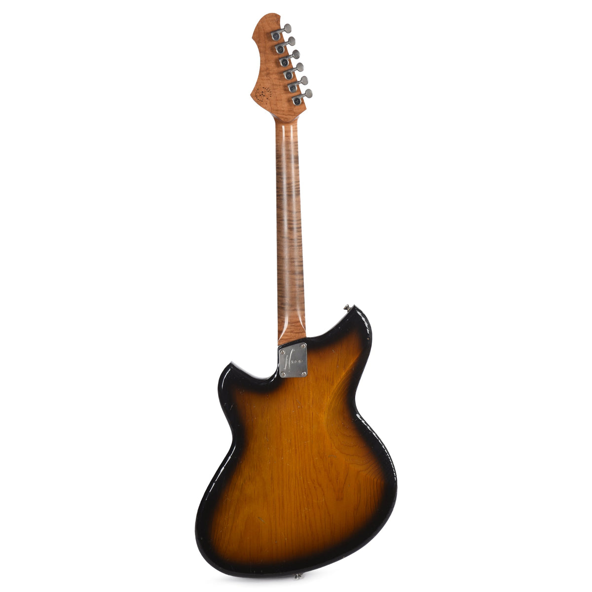 Novo Serus J 2-Tone Burst Light Distress w/Black Block Inlays & Fralin P-90 Pickups - View 5 | MusicMarket