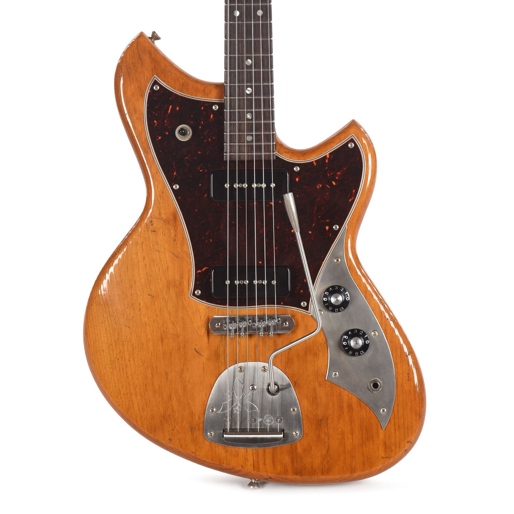 Novo Serus J Amber Light Distress w/Fralin P-90 Pickups - View 2 | MusicMarket