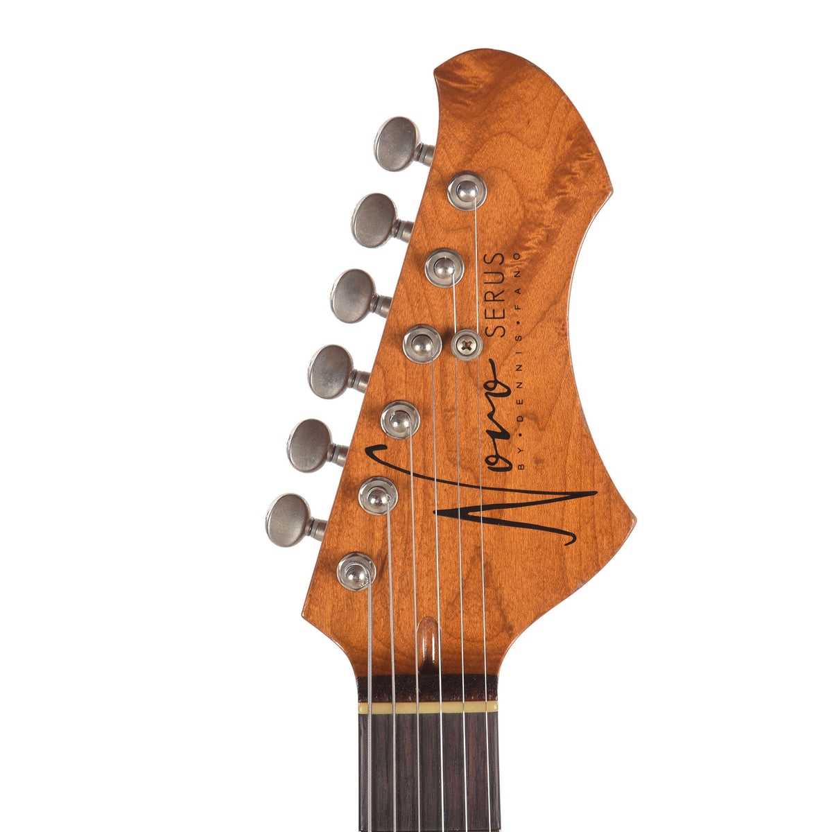 Novo Serus J Amber Light Distress w/Fralin P-90 Pickups - View 6 | MusicMarket