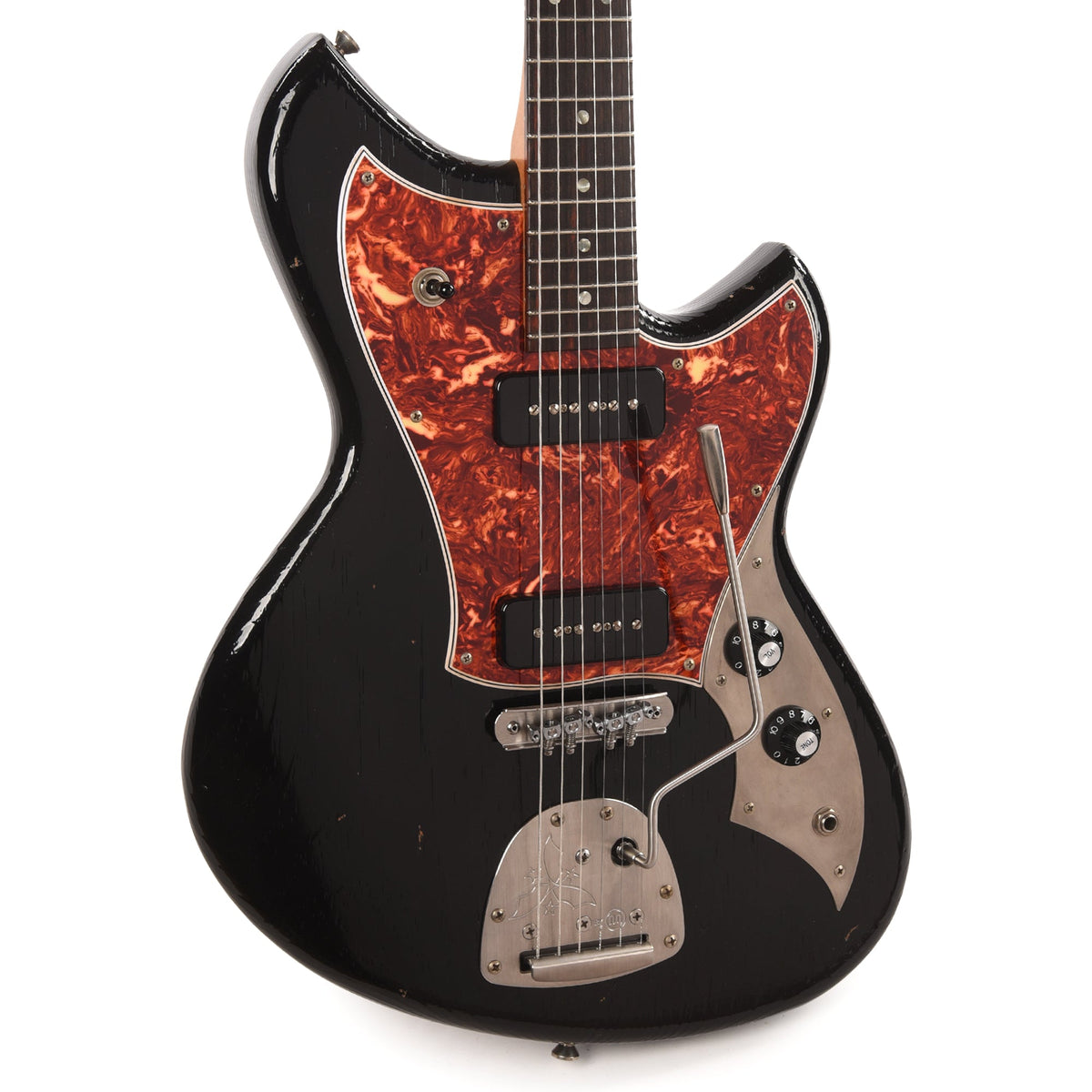 Novo Serus J Bull Black Light Distress w/Fralin P-90 Pickups - MusicMarket