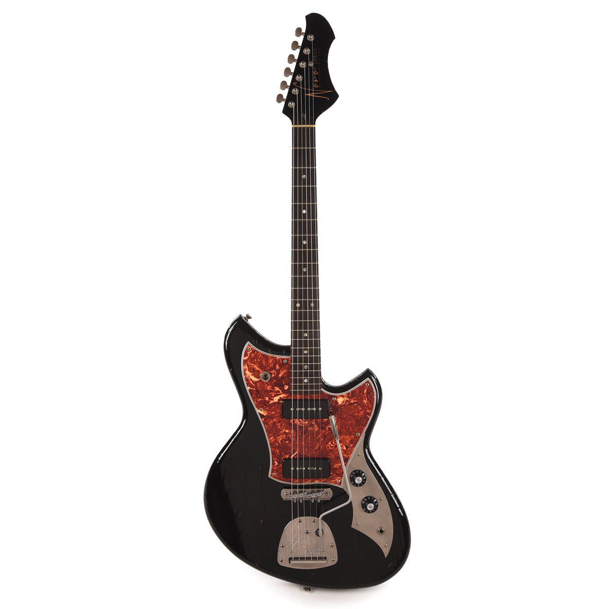Novo Serus J Bull Black Light Distress w/Fralin P-90 Pickups - View 4 | MusicMarket
