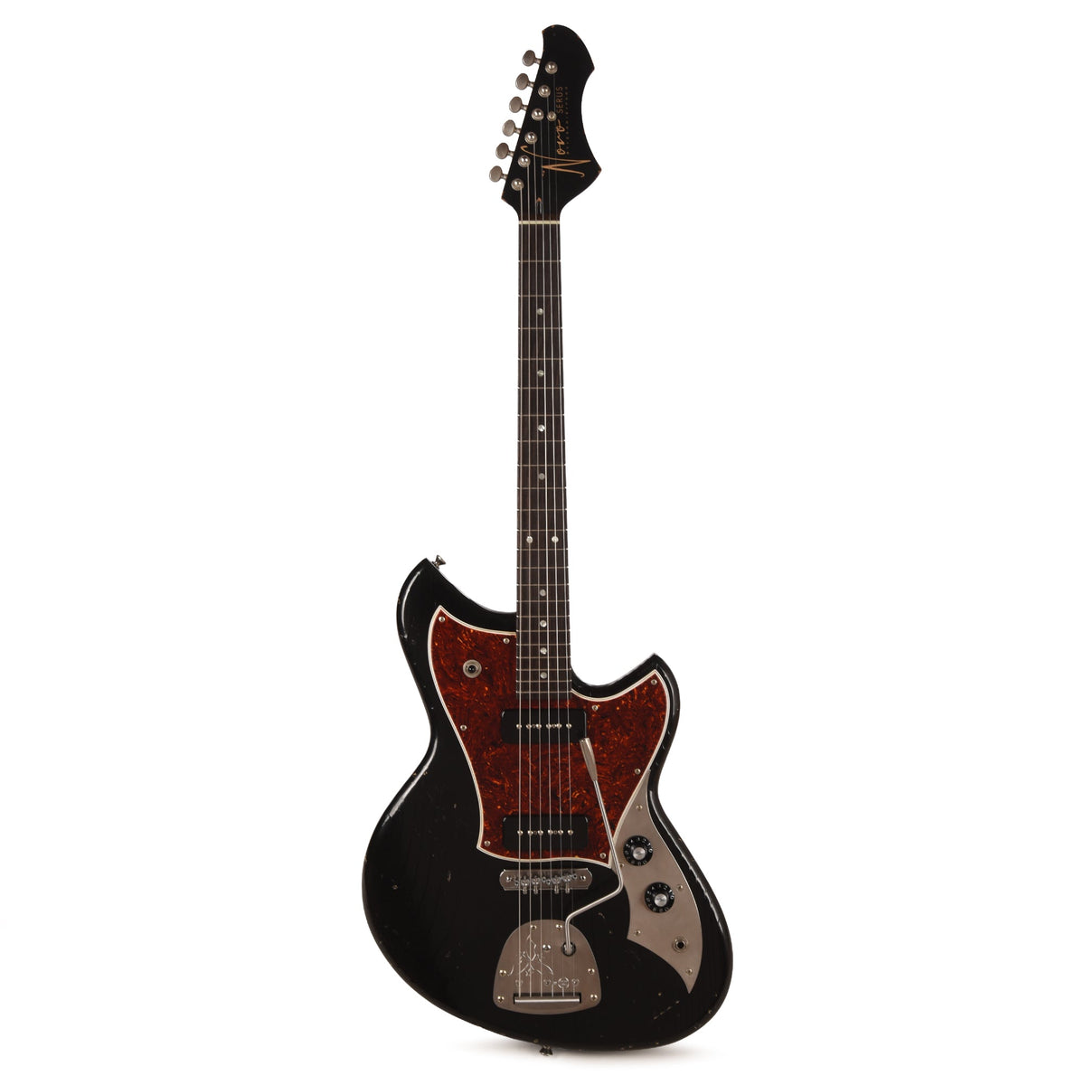 Novo Serus J Bull Black Light Distress w/Fralin P-90 Pickups - View 4 | MusicMarket