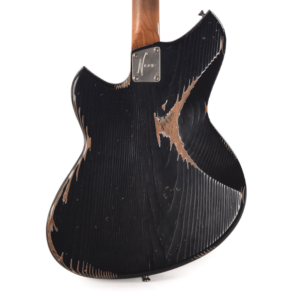 Novo Serus J Bull Black Medium Distress w/ Fralin P-90 Pickups - View 3 | MusicMarket